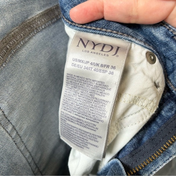 NYDJ Marilyn straight cropped cuffed jeans - Picture 7 of 9